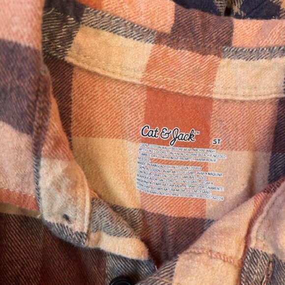 Lot of Five Flannel Shirts for Toddler - 5T - Picture 7 of 9